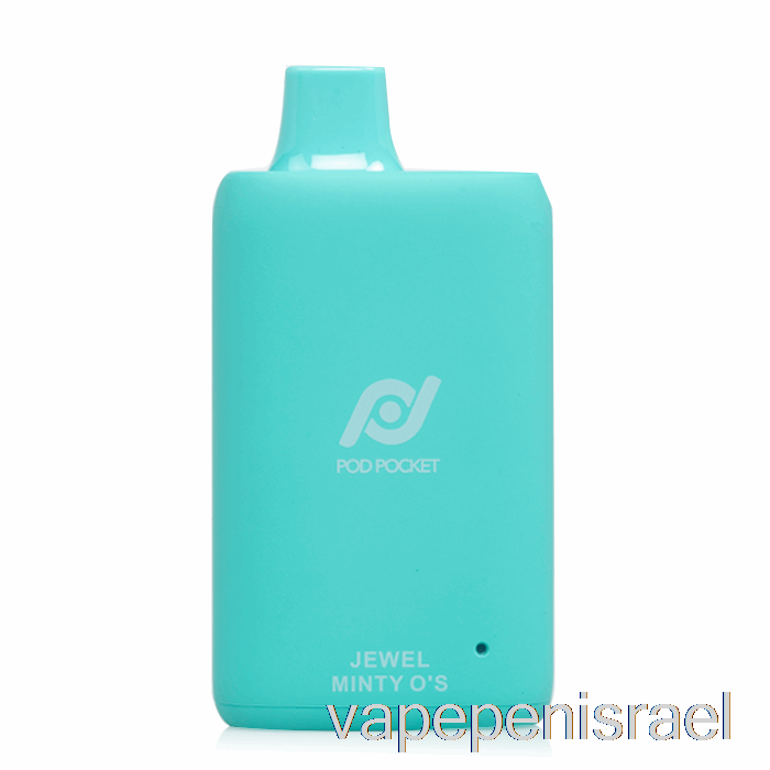 Vape Israel Pod כיס חד פעמי 7500 0% אפס ניקוטין תכשיט חד פעמי Minty O's